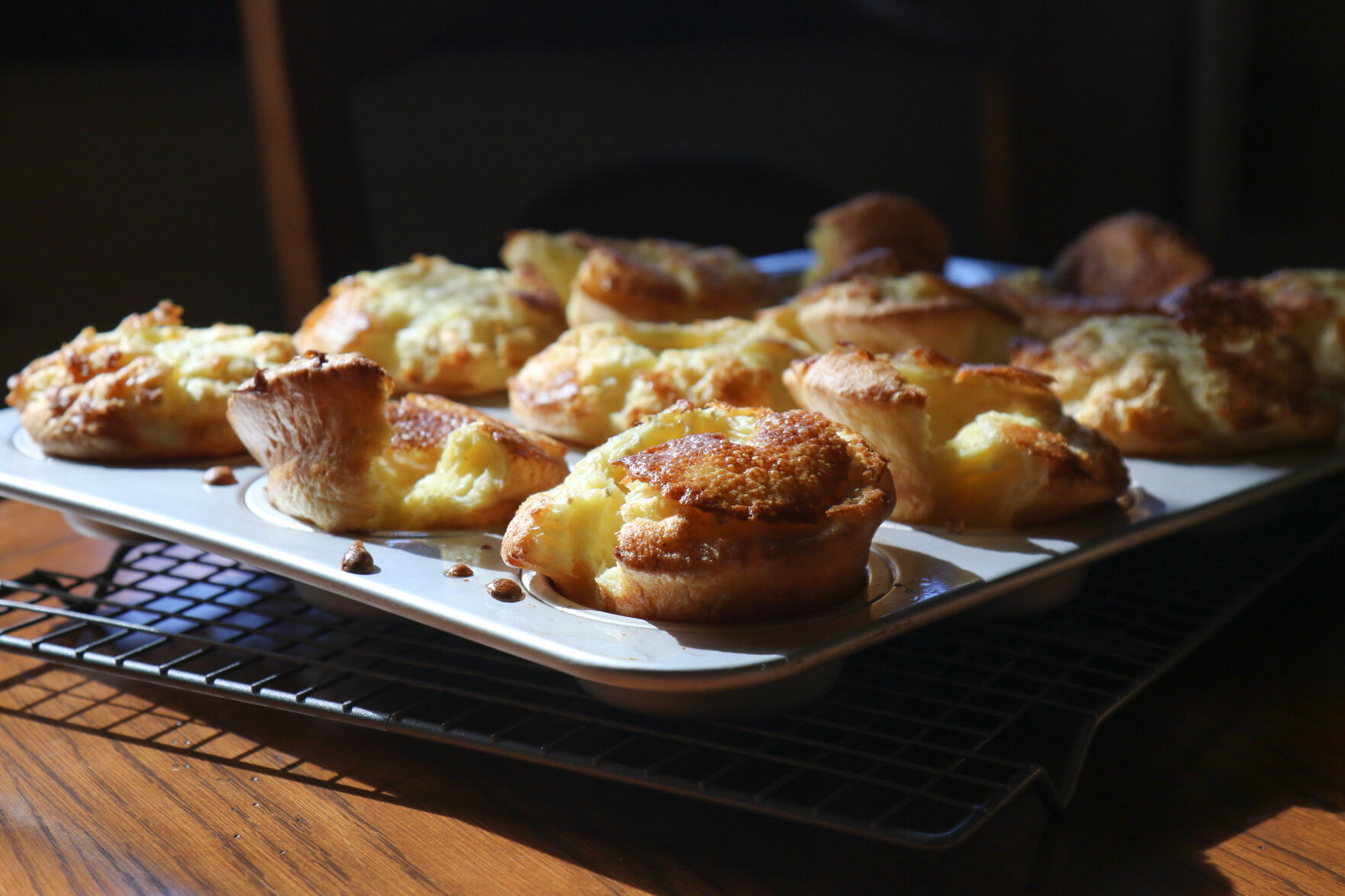 Cornmeal popovers